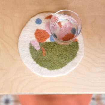 Déco de table "Bol vert"