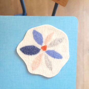 déco de table - Pétales bleues