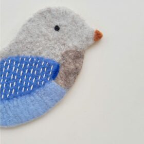Déco Oiseau Bleu (vendu)