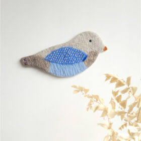 Déco Oiseau Bleu (vendu)