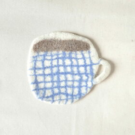 Café carreaux - sous tasse