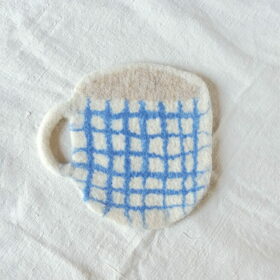 Café carreaux - sous tasse