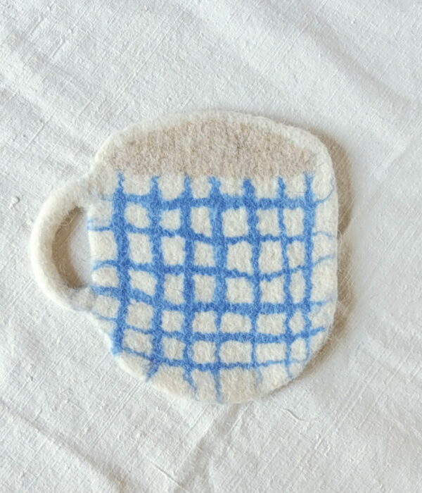 Café carreaux - sous tasse