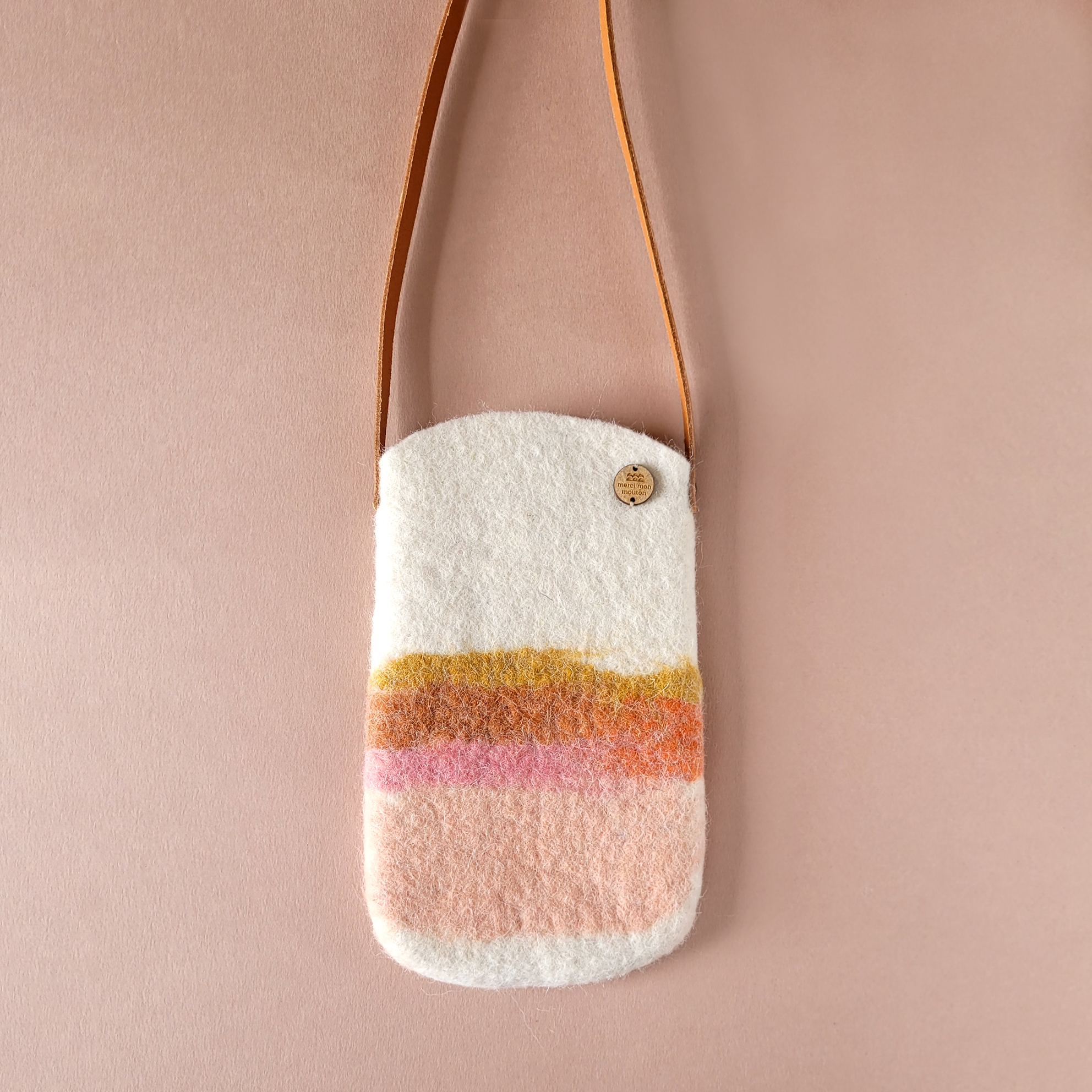 Baba - Pochette tel rose ocre