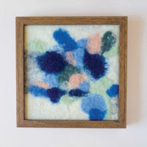Santorin - tableau textile
