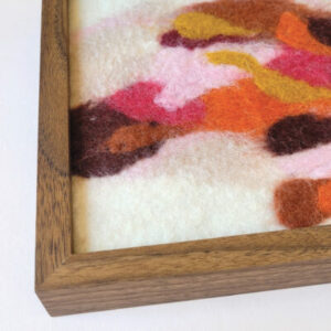 Le vent - tableau textile