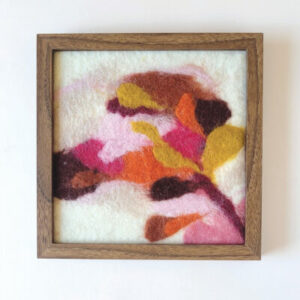 Le vent - tableau textile
